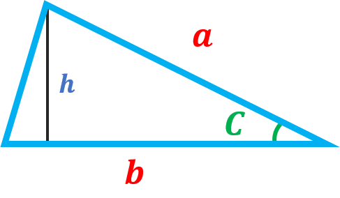 Como se calcula el area de un triangulo rectangulo